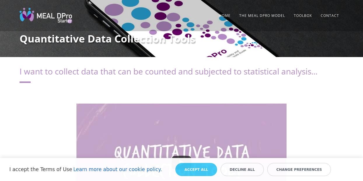 Quantitative Data Collection Tools